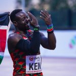 Except for Ferdinand Omanyala (pictured) and 10,000m participant Sheila Chepkirui, all the other athletes representing Kenya at the World Championships already received their visas. [Photo/ DW]
