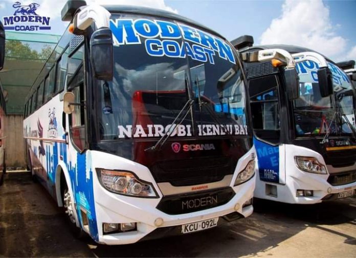 NTSA has previously suspended the company's operations after accidents, including in December 2019 after two Modern Coast buses collided killing seven passengers and injuring several more. [Photo/ Modern Coast]