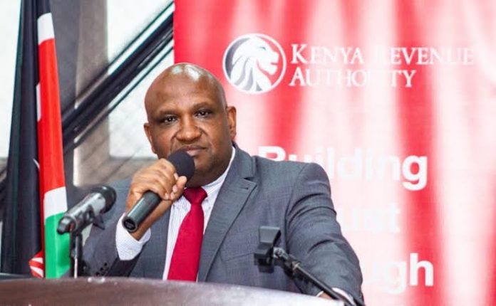 Outgoing KRA Commissioner General Githii Mburu.
