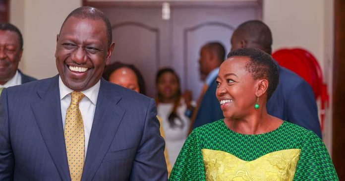 President elect William Ruto with his partner, Rachel Ruto.