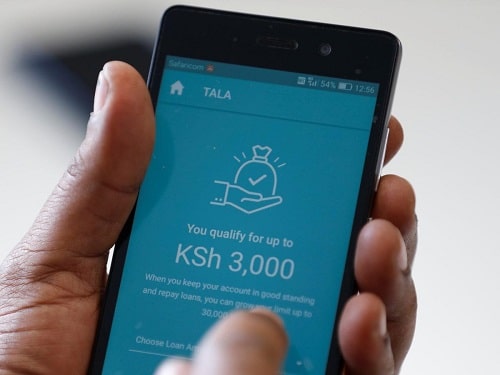 Examples of digital loan services are Safaricom's M-Shwari and KCB M-Pesa, as well as loan apps such as Tala (pictured), Branch and Zenka. [Photo/ JITIMU]