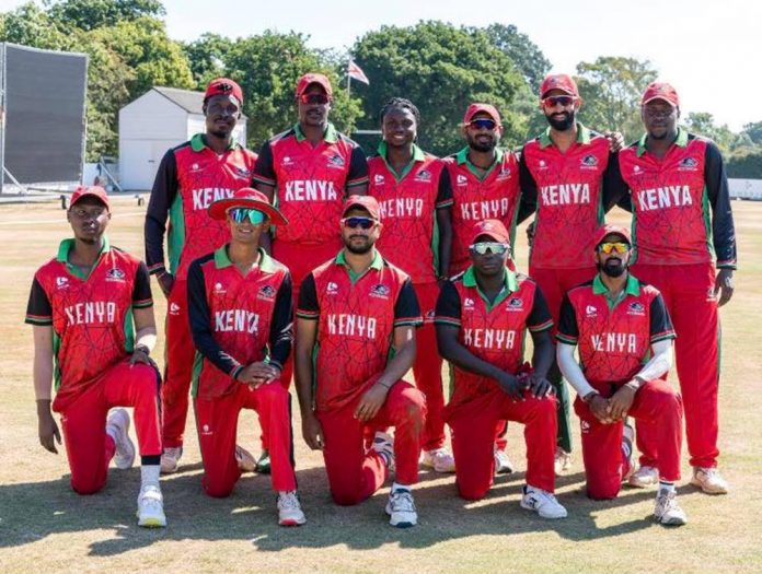 The Kenya Cricket team pictured in August 2022.