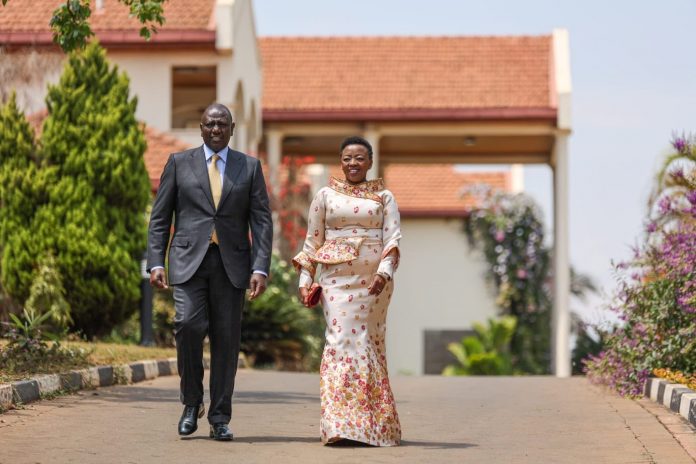 President William Ruto and First Lady Rachel Ruto. [Photo/ HusseinMohammedg]