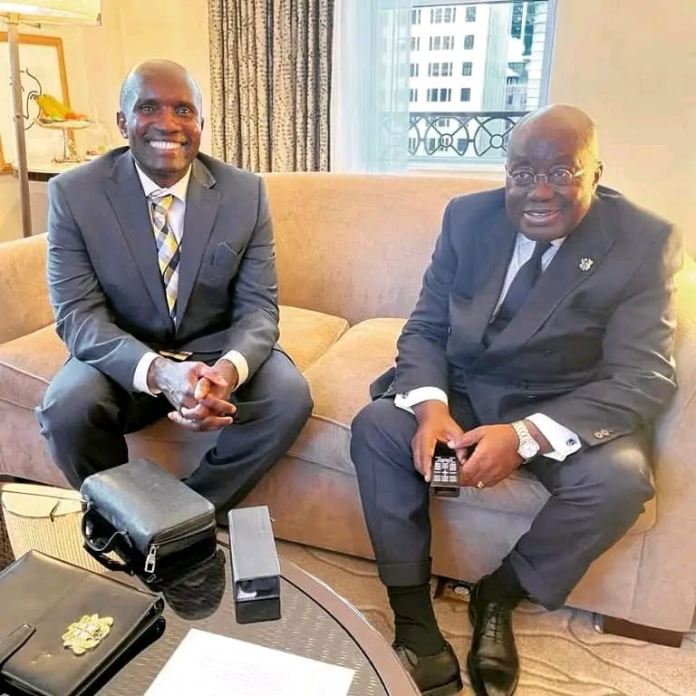Julius Mwale meet Ghana president