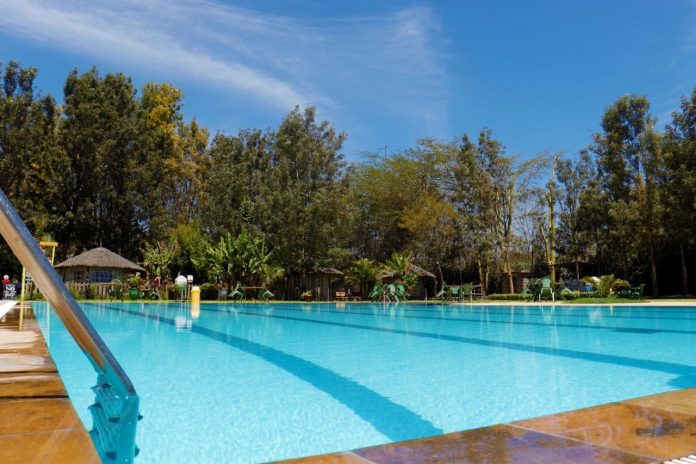 The swimming pool at Fred's Ranch. Photo/ Fred's Ranch]