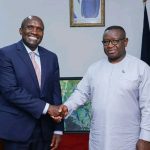 Julius Mwale meets sierra leon president