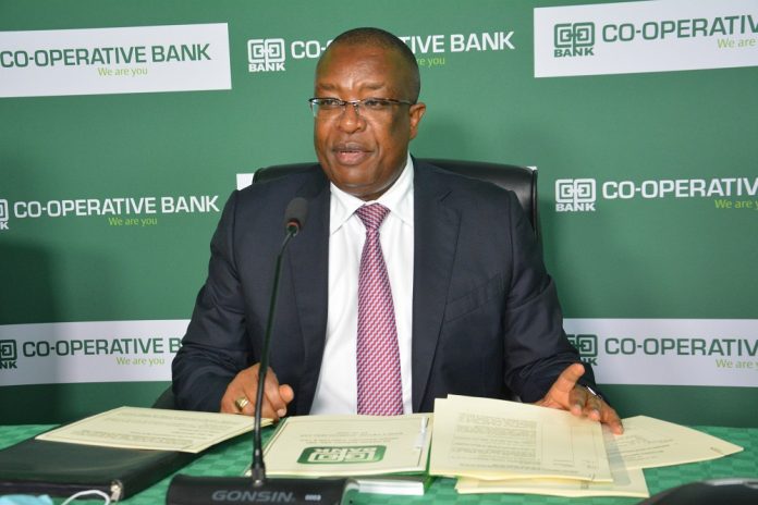 Co-op Bank continued its digital transformation in line with industry trends in the period under review, shifting 94 percent of transactions away from brick-and-mortar banking halls. [Photo/ Co-op Bank]