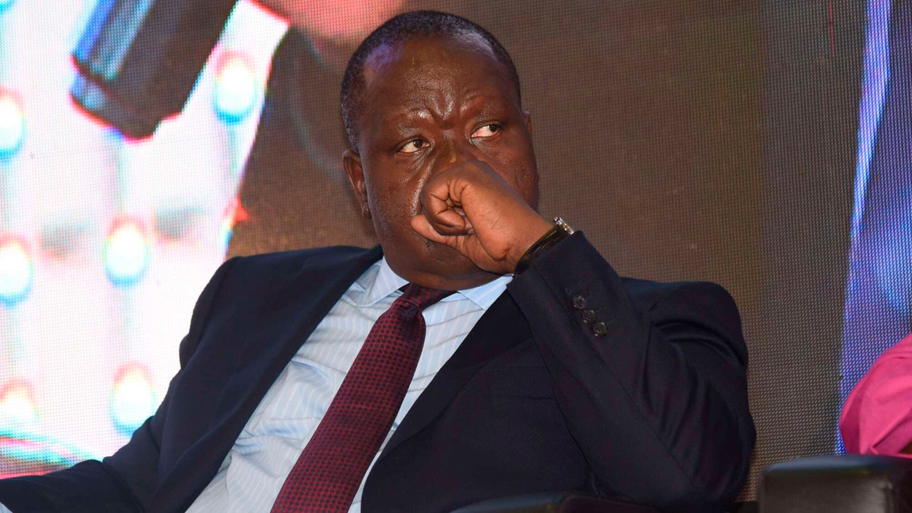 Daily Nation reported that a police Land Cruiser and a Subaru vehicle were present at Matiang'i's home.