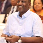 President William Ruto pictured wearing an IWC Schaffhausen Portugieser Perpetual Calendar watch.