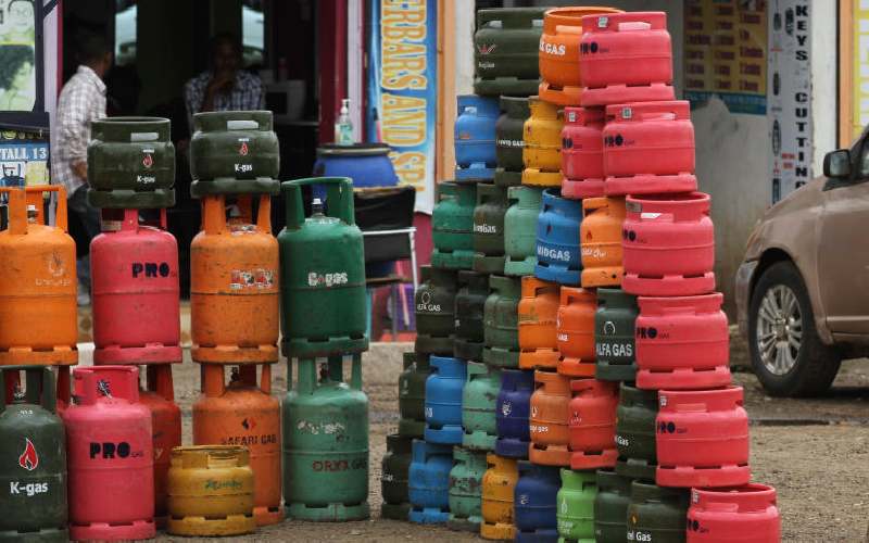 Cooking gas prices are not regulated by the Energy and Petroleum Regulatory Authority (EPRA) as they do petroleum or kerosene, for example. [Photo/ Standard]