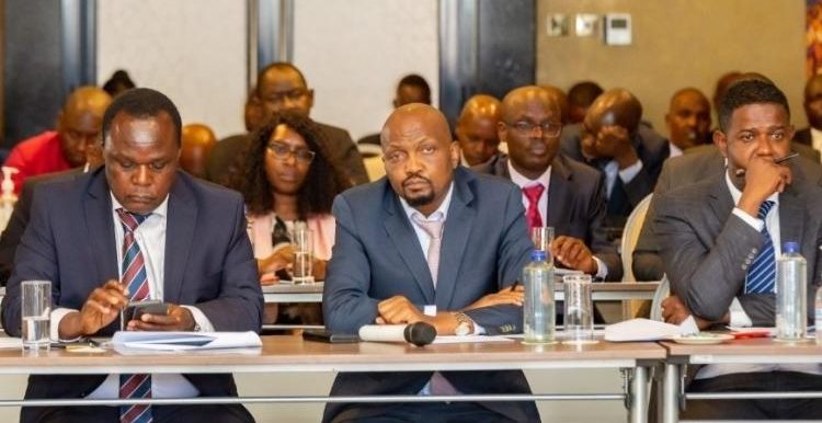 Ministry of Trade officials including Cabinet Secretary Moses Kuria at a past forum. [Photo/ MITI]