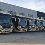 Scania handed over the new buses to Tahmeed Express on Thursday, April 13.