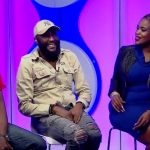 Andrew Kibe, Shaffie Weru and Kamene Goro during a past TV appearance. [Photo/ Switch TV]