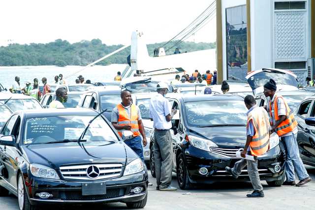 Vehicles at the Port of Mombasa. Car prices have been on the rise due to enforcement of the eight year-age limit on imported vehicles. [Photo/ NMG]