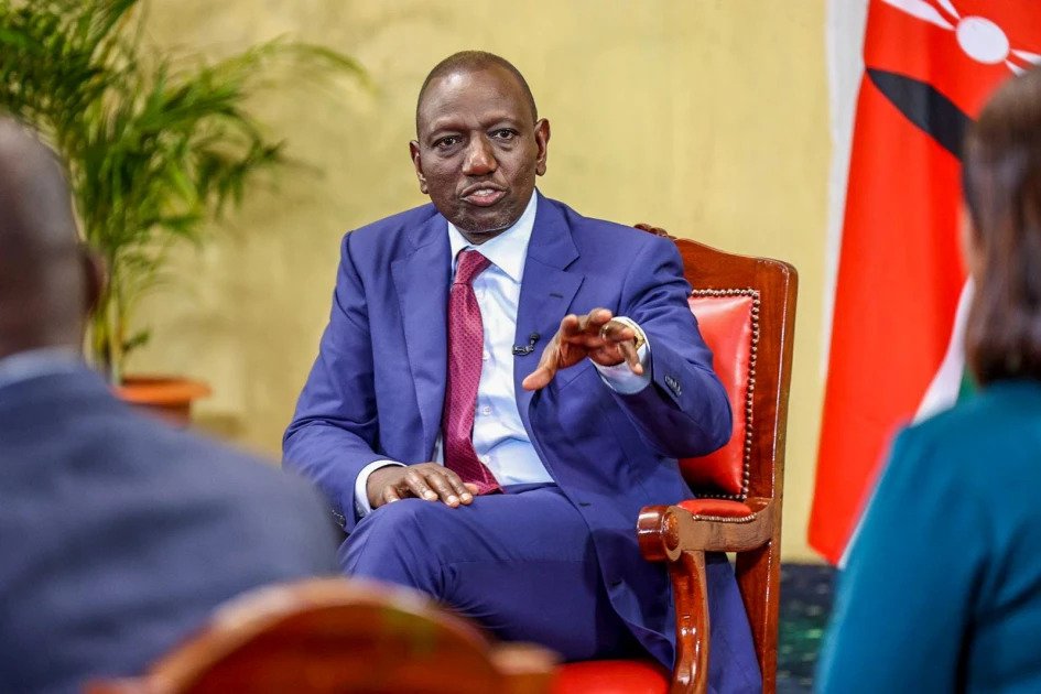 President William Ruto. The Shilling's downward spiral shows no signs of slowing down.