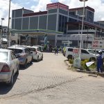 Cars line up at a Be Energy outlet. The Odinga family owns a 35% stake in the company, with 2,801 shares. [Photo/ Be Energy]