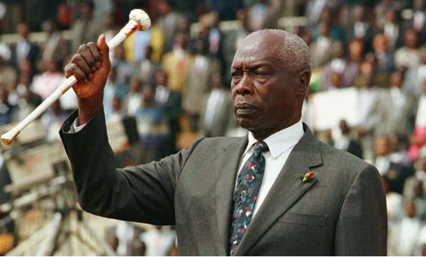The original image of the late retired President Daniel arap Moi. [Photo/ George Mulala/Reuters]