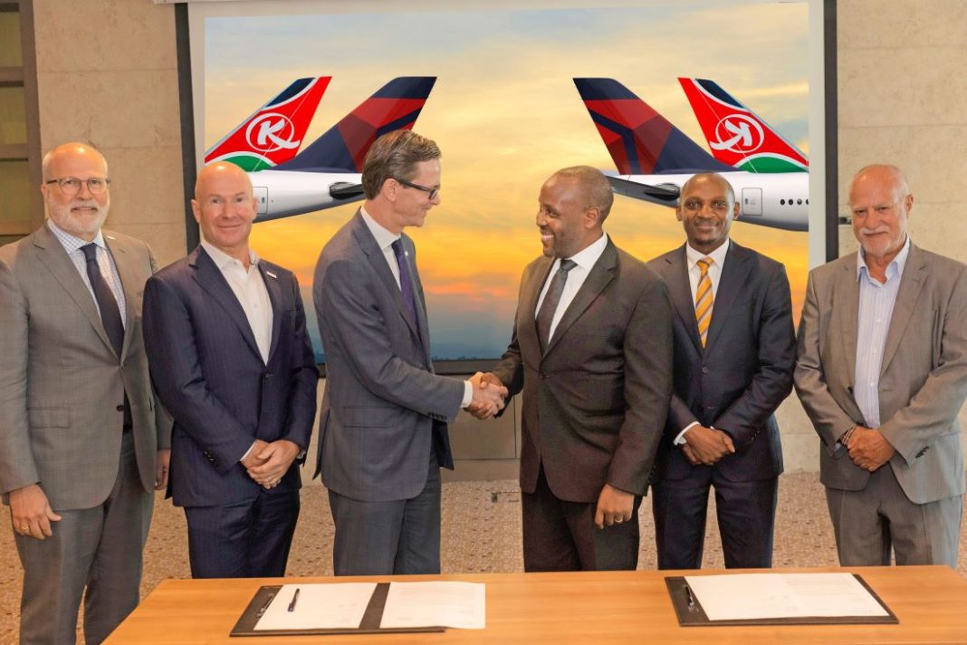 Signing Ceremony Delta Air Lines KQ_code share