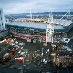 An image of Principality Stadium in Wales, which was posted by a Facebook user claiming it is Bukhungu Stadium.