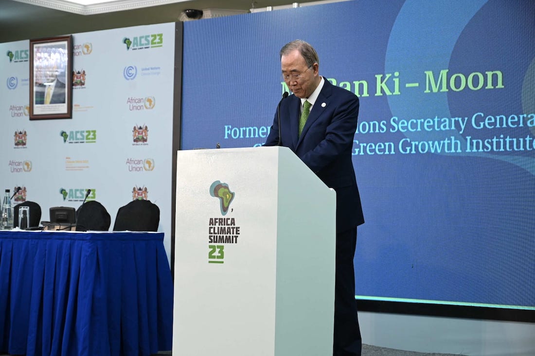 Ban Ki-Moon at Africa Climate Summit