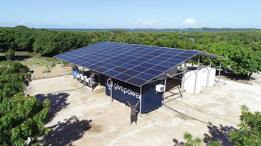 GivePower solar water farms