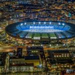 The image with the banner written “Kasarani” is edited and is, therefore, false.