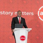 Absa Bank MD & CEO Abdi Mohamed during the FY investor briefing