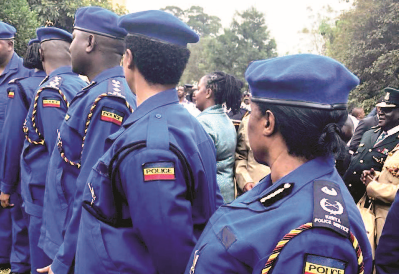 Kenya Police Service badges of ranks and insignia - in photos