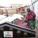 A member of the Nyinyir Women Cooperative in Isiolo County