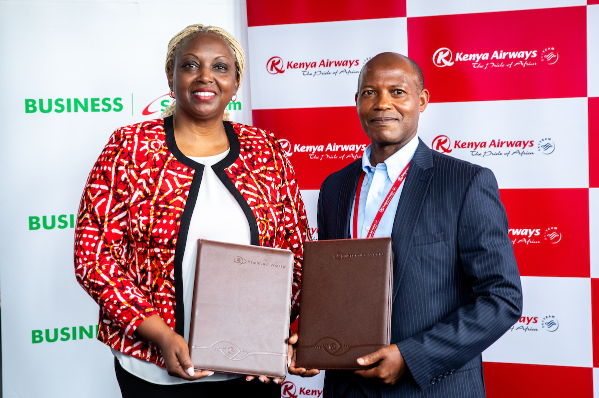 Safaricom Kenya Airways partnership