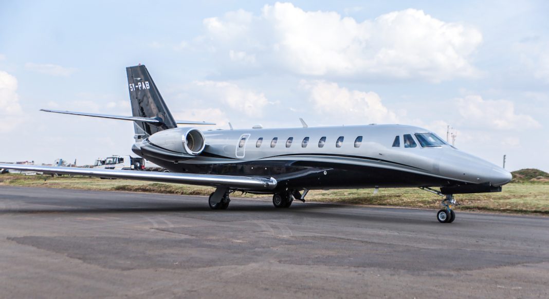 Phoenix Aviation Latest Jet Arrives at Wilson Airport (Citation Sovereighn C680)