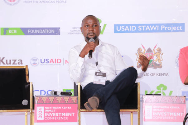 Ronald Musundi, Senior Investment Manager, Impact for Northern Kenya Fund Speaking at a "Access to Finance - Catalyzing Investments in Northern Kenya" Panel at the third Northern Kenya Impact Investment Conference in Nairobi on October 30th, 2024