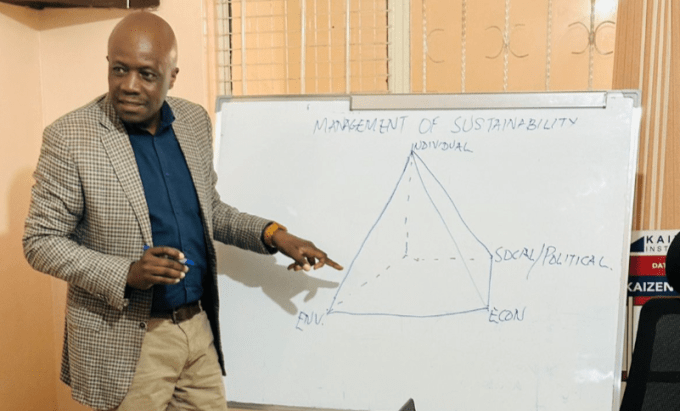 Businessman Clive Wafukho