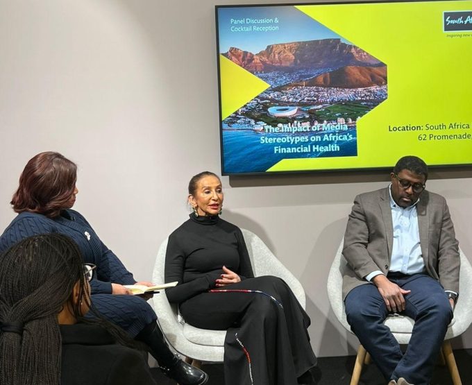 Gina Din Kariuki at Davos