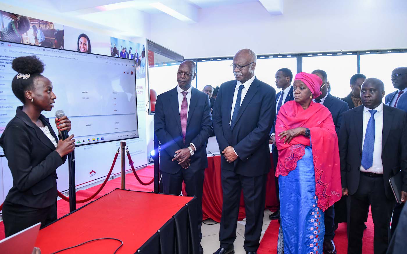 UNGA President visits Equity Bank Kenya- 1