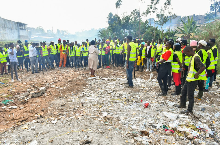 Kenyans working under the Climate Worx programme [Photo/Climate Worx]