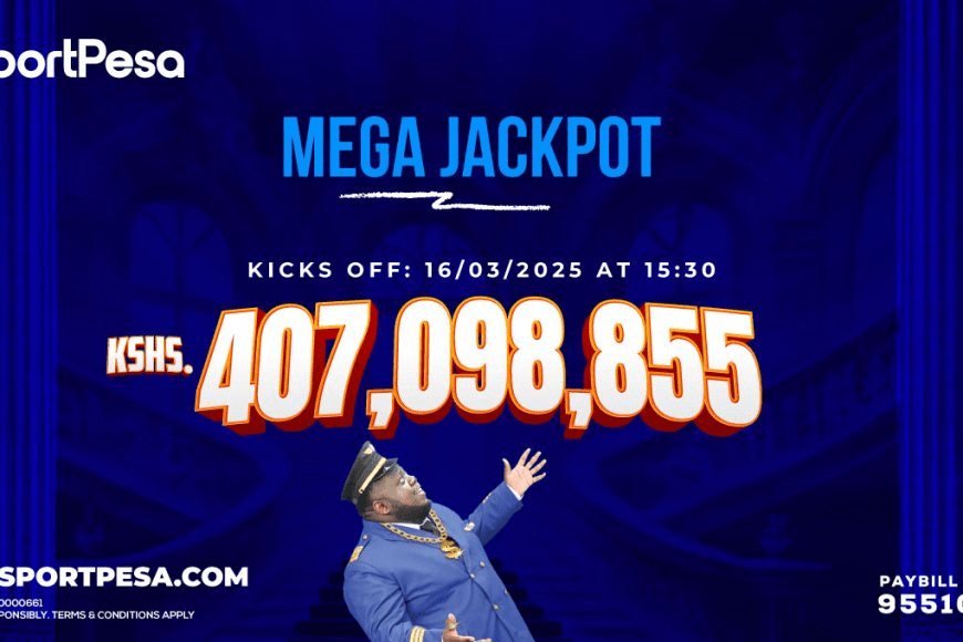 SportPesa Mega jackpot at Ksh407 Million