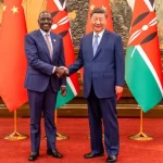 President William Ruto with Chinese President Xi Jinping