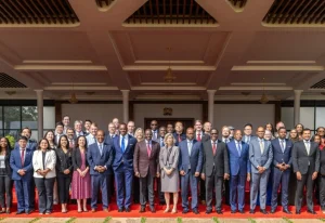 President Ruto with Kenyan and Carlifornia delegation at State House