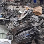 Crash site of the AMREF Flying Doctors aircraft in Mwihoko