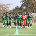 Harambee Stars in training
