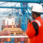 KPA personnel inspecting containers at the Port of Mombasa. PHOTO/@Kenya_Ports/X