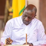 President William Ruto at a past event