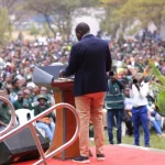 Sakaja with green army