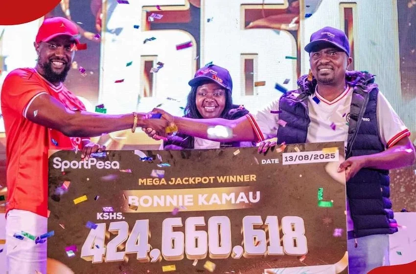 SportPesa Mega Jackpot Winners Bonnie Kamau