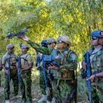 Haiti kenyan officers on a past opeartion. PHOTO/@MSSMHaiti/X