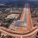 An aerial view of Kitui Airstrip