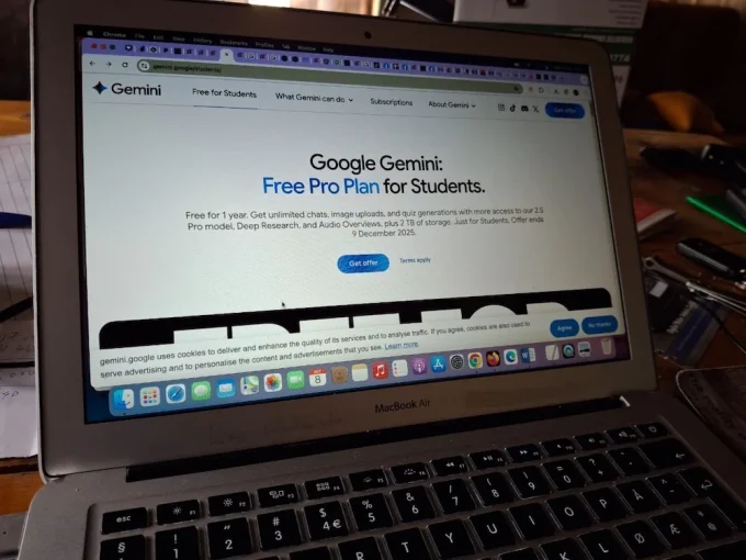 Google Gemini Free Pro Plan for students