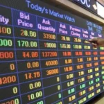 A past NSE all share market watch