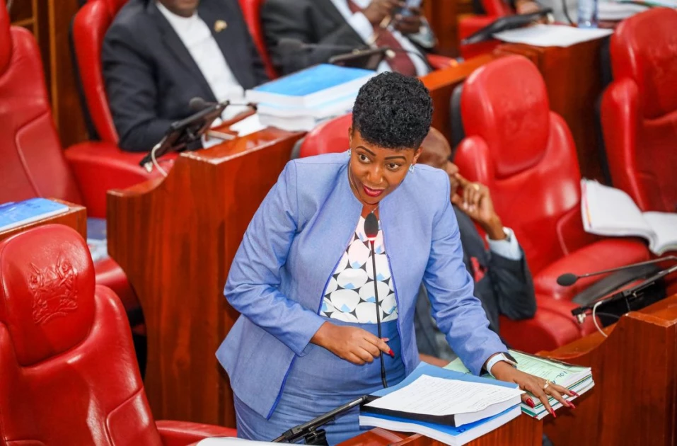 Nominated Senator Tabitha Mutinda speaking a past event